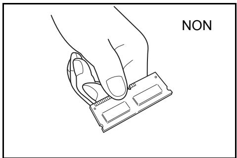 KYOCERA FS-4300DN - Précautions à prendre lors de la manipulation de la carte contrôleur principale de l'imprimante et des modules de mémoire - 2