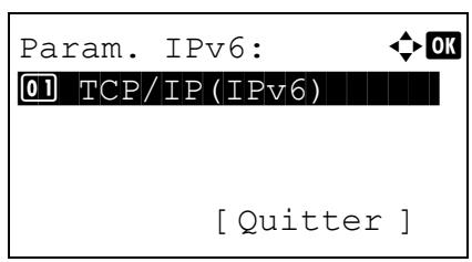 KYOCERA FS-4300DN - Param. IPv6 (paramètres TCP/IP IPv6) - 1