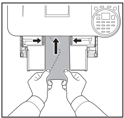 KYOCERA FS-4300DN - Chargement d'enveloppes dans le bac MF - 5