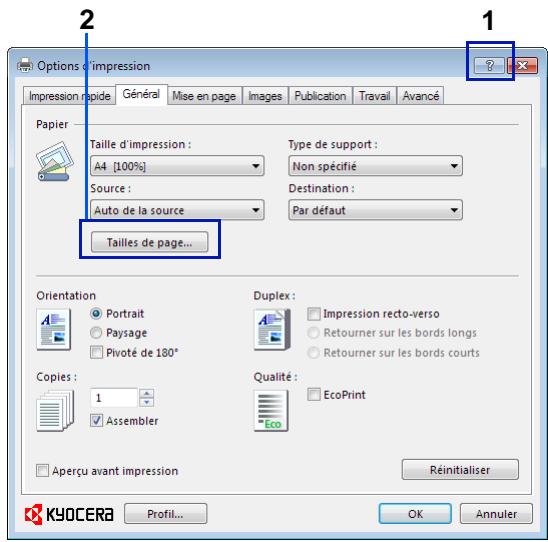 KYOCERA FS-4300DN - Aide du pilote d'imprimante - 1