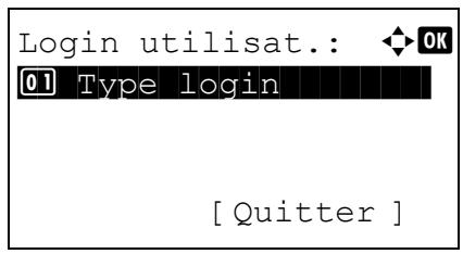KYOCERA FS-4300DN - Login utilisat. - 1