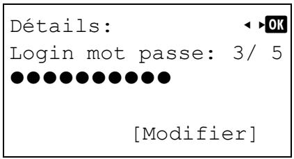KYOCERA FS-4300DN - Pour modifier le mot de passer de connexion - 1