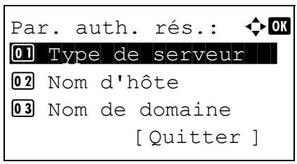 KYOCERA FS-4300DN - Par. auth.rés. (Paramètre d'authentication réseau) - 2