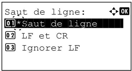 KYOCERA FS-4300DN - Saut de ligne - 1