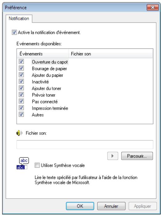 KYOCERA FS-4300DN - Paramètres de notification - 1