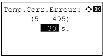 KYOCERA FS-4300DN - Temp.Corr.Erreur (Définition du début de reprise après correction d'une erreur) - 1