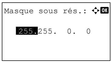 KYOCERA FS-4300DN - Masque sousrés. (Paramètres du masque de sous-réseau) - 2