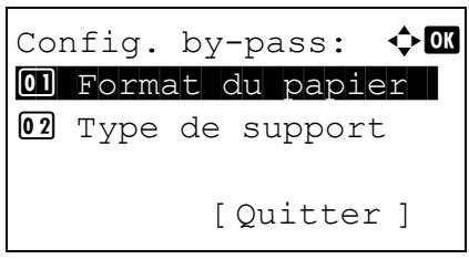 KYOCERA FS-4300DN - Format du papier (Réglage du format de papier pour le bac MF) - 1
