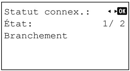 KYOCERA FS-4300DN - Statut connex. (Vérifier le statut de connexion du réseau sans fil) - 1