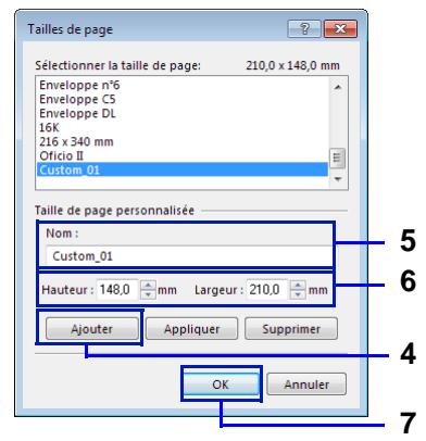 KYOCERA FS-4300DN - Enregistrement d'un format de page - 3