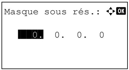 Masque sous rés.: ◆ OK 0. 0. 0. 0