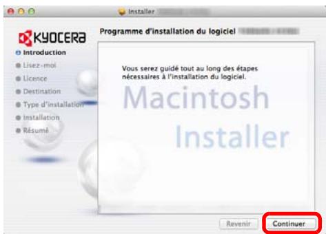 KYOCERA FS-C8650DN - Installation du pilote d'imprimante sous macintosh - 5
