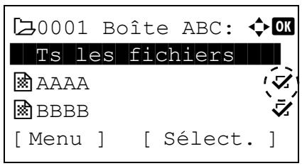 KYOCERA FS-C8650DN - Numéro de boîte/nom de boîte (sélectionner un fichier) - 1