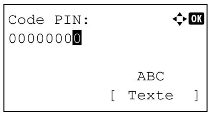 KYOCERA FS-C8650DN - PIN (terminal) (connexion à l'aide d'un code PIN (pour le point d'accès)) - 1