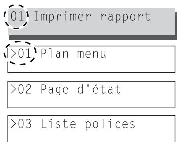 KYOCERA FS-C8650DN - Plan menu (impression du plan des menus) - 2