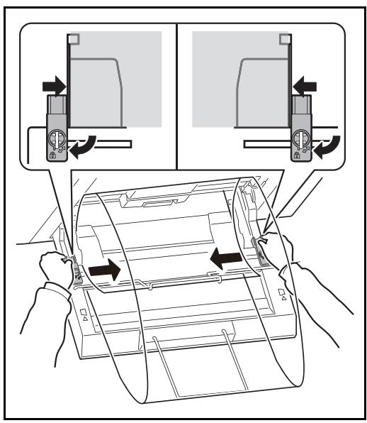 KYOCERA FS-C8650DN - Utilisation du plateau pour bannière (option) - 9