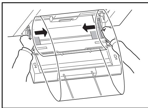 KYOCERA FS-C8650DN - Utilisation du plateau pour bannière (option) - 8