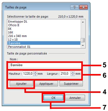 KYOCERA FS-C8650DN - Enregistrement d'un format de page - 3