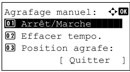 KYOCERA FS-C8650DN - Agrafage manuel (paramètre d'agrafage manuel) - 10