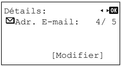 KYOCERA FS-C8650DN - Pour modifier l'adresse e-mail - 1