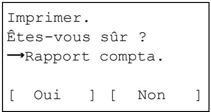 KYOCERA FS-C8650DN - Rapport compta. (impression du rapport de comptabilité) - 1