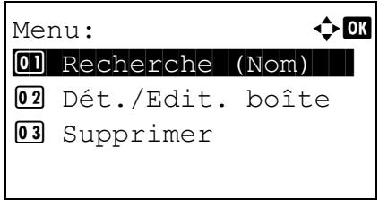 KYOCERA FS-C8650DN - Suppression des boîtes personnalisées - 1