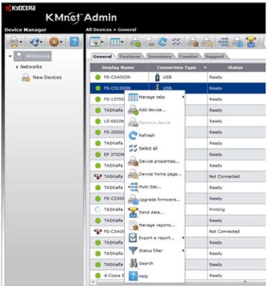 KYOCERA KMNET ADMIN - Architecture moderne et épurée - 1