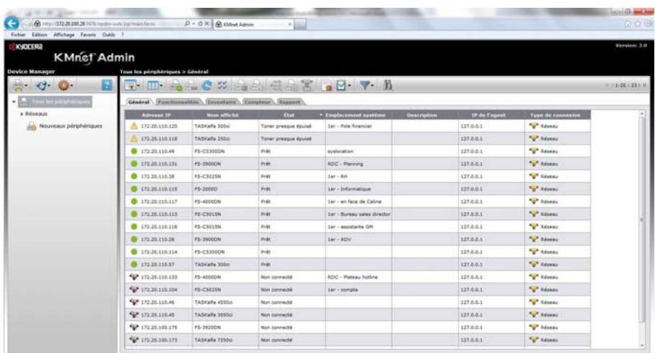 KYOCERA KMNET ADMIN - Résolvez les problemes potentiels avant qu'ils NE génent les utilisateurs - 1