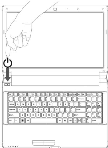 MEDION AKOYA E6228 MD 99050 - Pulsante ON/OFF - 1