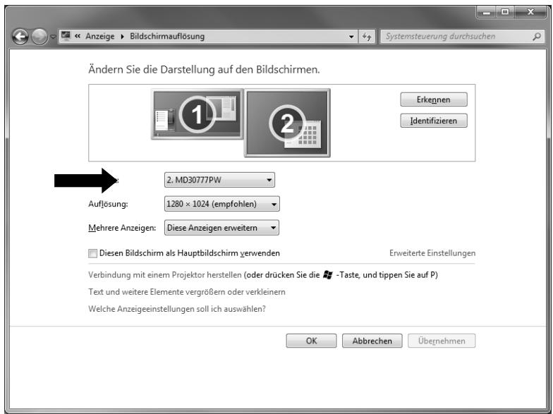 MEDION AKOYA E6228 MD 99050 - Anschluss eines externen Monitors - 1