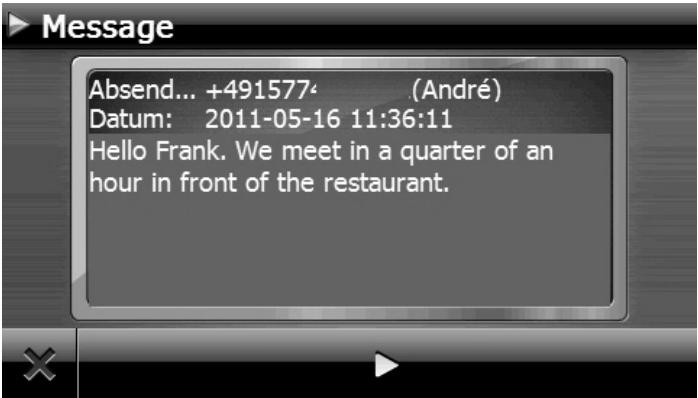 MEDION GOPAL E4260 M40 MD 98221 - Lire ou se faire dire des messages entrants - 1