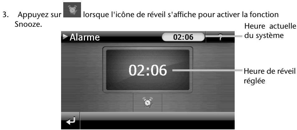 MEDION GOPAL E4260 M40 MD 98221 - Fonction Snooze - 1