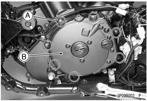 KAWASAKI VN1500 MEAN STREAK - Aus- und Einbau des Lichtmaschinendeckels - 2
