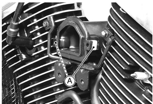 KAWASAKI VN1500 MEAN STREAK - Ausbau/Einbau des linken Luftfiltergehäuses - 2