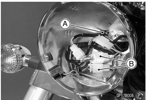 KAWASAKI VN1500 MEAN STREAK - Einbau der Instrumenteneinheit - 1