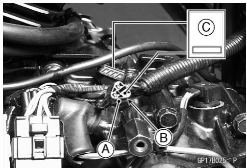 KAWASAKI VN1500 MEAN STREAK - Prüfen des Entfernungssensors: - 1