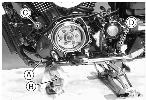 KAWASAKI VN1500 MEAN STREAK - Ausbau des Lichtmaschinen-Innendeckels - 2