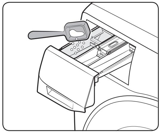 SAMSUNG QUICKDRIVE WW90M645OPW - Pour permettre des agents de lavage dans le tiroir à lessive - 1