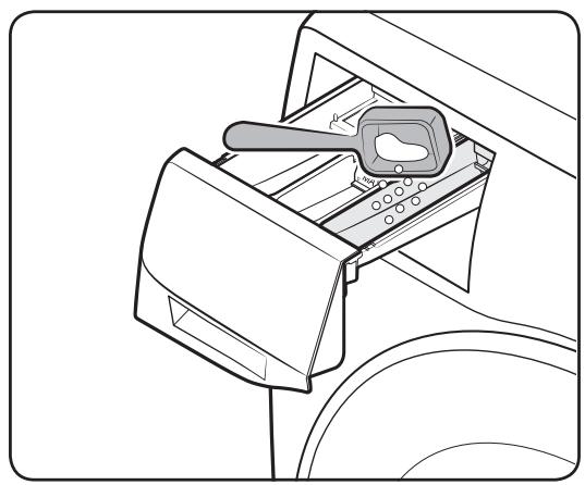 SAMSUNG QUICKDRIVE WW90M645OPW - Pour permettre des agents de lavage dans le tiroir à lessive - 3