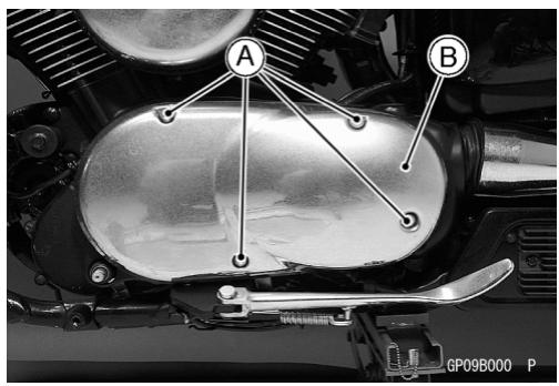 KAWASAKI VULCAN 1500 MEAN STREAK - Ausbau des Lichtmaschinen-AuBendeckels - 2