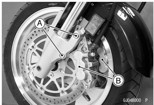 KAWASAKI VULCAN 1500 MEAN STREAK - Ausbau des Vorderrads - 1