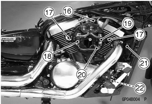 KAWASAKI VULCAN 1500 MEAN STREAK - Lage der Teile - 3