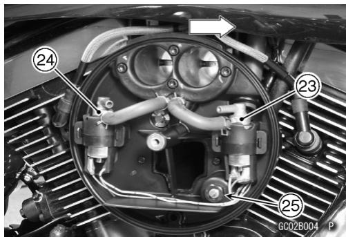 KAWASAKI VULCAN 1500 MEAN STREAK - Lage der DFI-Teile - 8