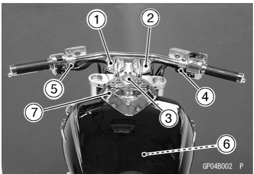 KAWASAKI VULCAN 1500 MEAN STREAK - Lage der Teile - 1