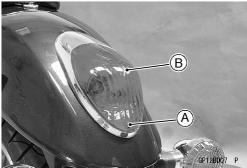KAWASAKI VULCAN 1500 MEAN STREAK - Auswechseln von Rück-/Bremslichtlampen - 3