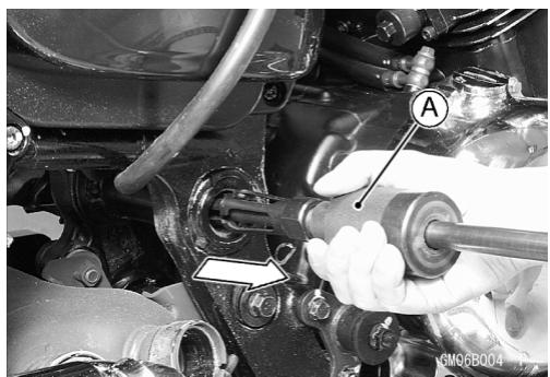 KAWASAKI VULCAN 1500 MEAN STREAK - Ausbau der Schwingenlager - 2