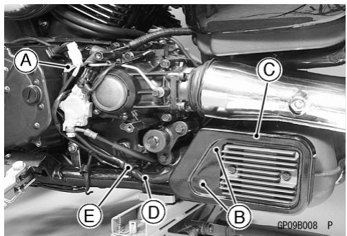 KAWASAKI VULCAN 1500 MEAN STREAK - Ausbau des Reglers/Gleichrichters - 1