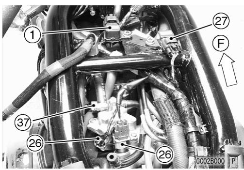 KAWASAKI VULCAN 1500 MEAN STREAK - Lage der DFI-Teile - 3