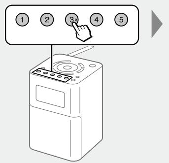 SONY XDR-V20D - Préglage de stations (5 DAB et 5 FM) - 2