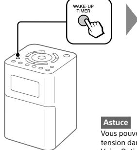 SONY XDR-V20D - Réglage de la minuterie de mise sous tension - 1